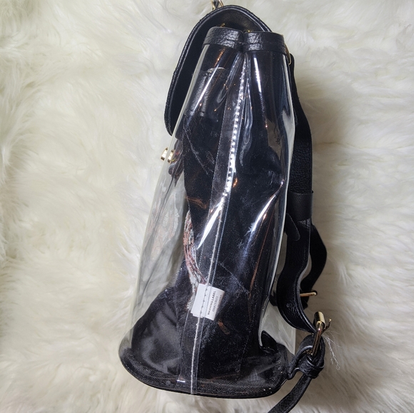 NWT Clear Quilted Backpack - Picture 3 of 8